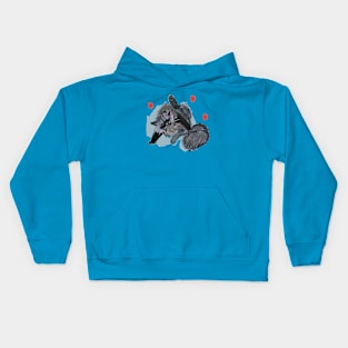 Alfredo-Cat persian cat Kids Hoodie